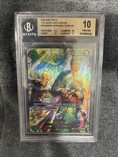 BGS Grade 10- Roronoa Zoro -PRB02-006 SP -Azure Sea's Seven OP14 Bubble Zoro