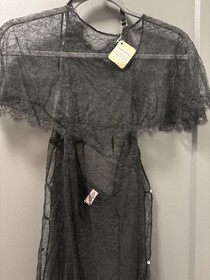 Agent Provocateur ANNOUSHKA Slip L/4 NWT Black Orig. $1190 RARE! [A6]