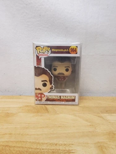 Funko Pop Thomas Magnum Magnum, P.I. #964 Television Figure with Protective Case