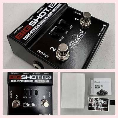Radial BigShot EFX Effects Loop Switcher w/ Box Used Tested