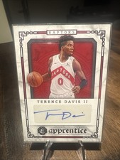 2020-21 Panini Chronicles - Excalibur Apprentice Signatures Terence Davis...
