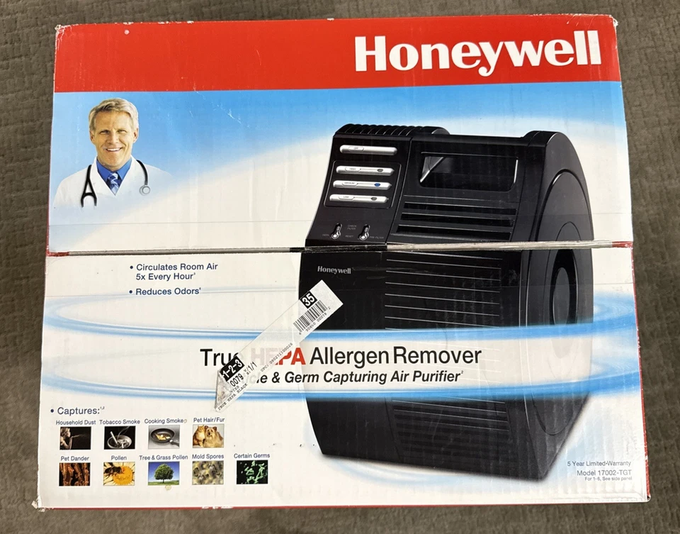 Honeywell 17002-TGT Allergen Remover Air Purifier True HEPA New In Box Target - Image 4 of 4