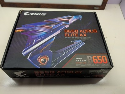 GIGABYTE B650 AORUS ELITE AX (Socket AM5) AMD B650 ATX DDR5 Wi-Fi UNTESTED PARTS