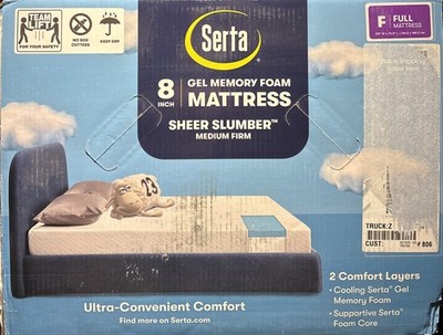 Serta Sheer Slumber 8-in Full Memory Foam Mattress in a Box
