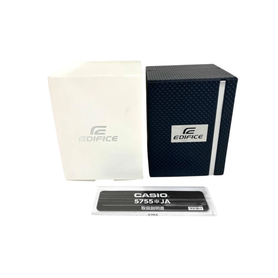 Reloj Hombre CASIO EDIFICE EFK-100XPB-1AJF Carbono Forjado Automático Negro Foto 2 de 4