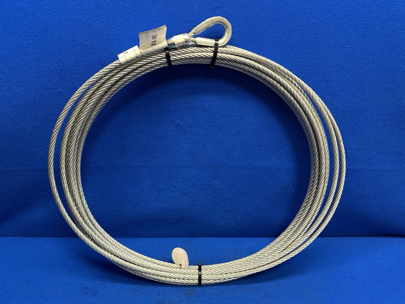 Honeywell Miller Rope Cable 3/8" x 65ft w/eye