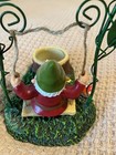 Yankee Candle Gnome Swing Tea Light Candle Holder Garden Sunflower Party  Decor — photo 3