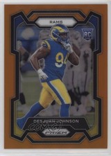 2023 Panini Prizm Rookies Orange Prizm 105/249 Desjuan Johnson #356 0jm6