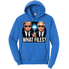 NEW Art Society EPSTEIN WHAT FILES ROYAL BLUE Hoodie SM-4XLARGE MADE IN USA MAGA