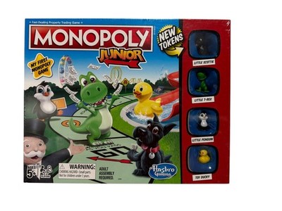 Monopoly Junior Board Game 2017 New Sealed Ages 5+