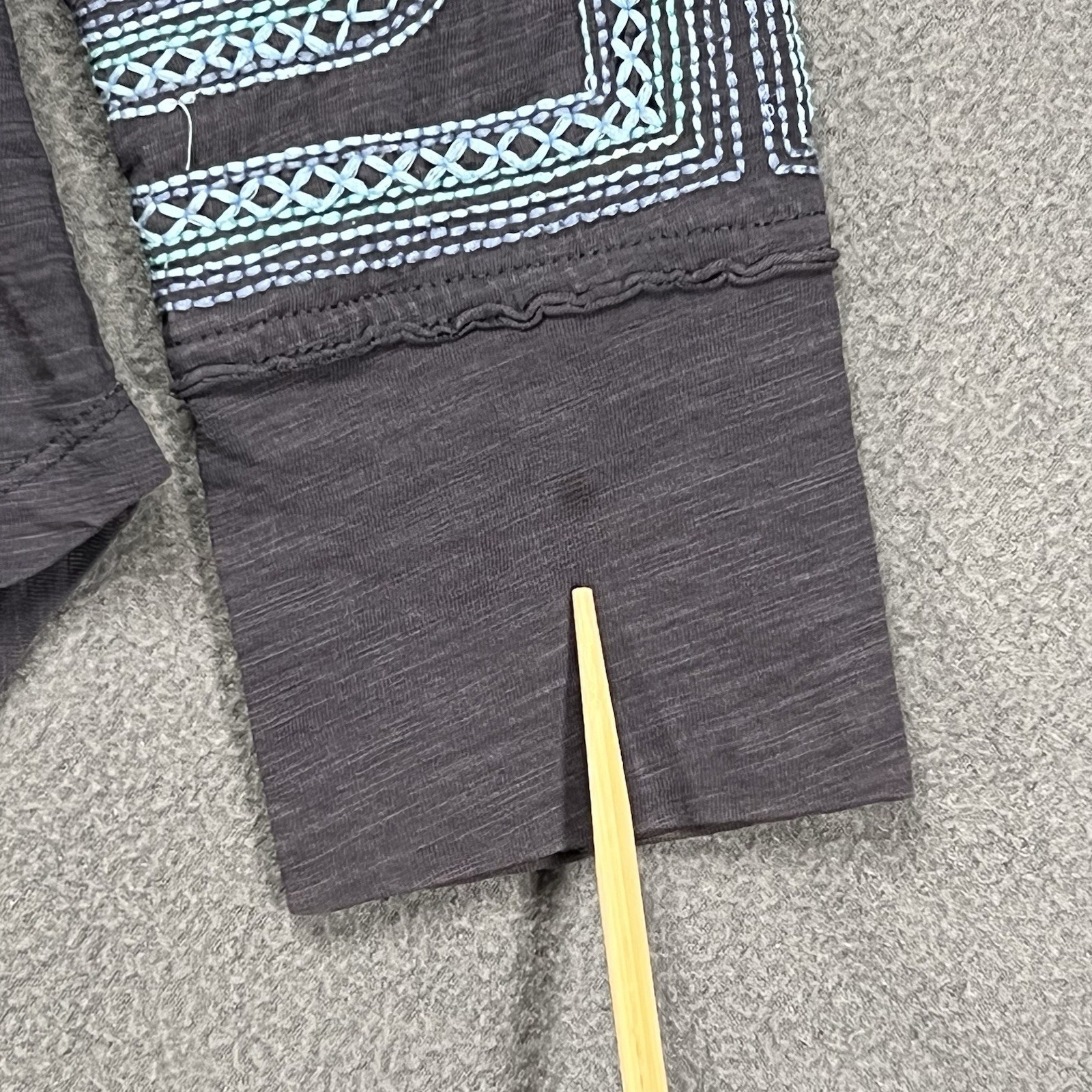 Pendleton Womens Blouse Blue Small Embroidered Lo… - image 5