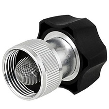 Electric Pressure Washer Coupler, Garden Hose 3/4 inches, Black 