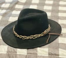 Scala Black Wool Trail Master Hat Sz Large
