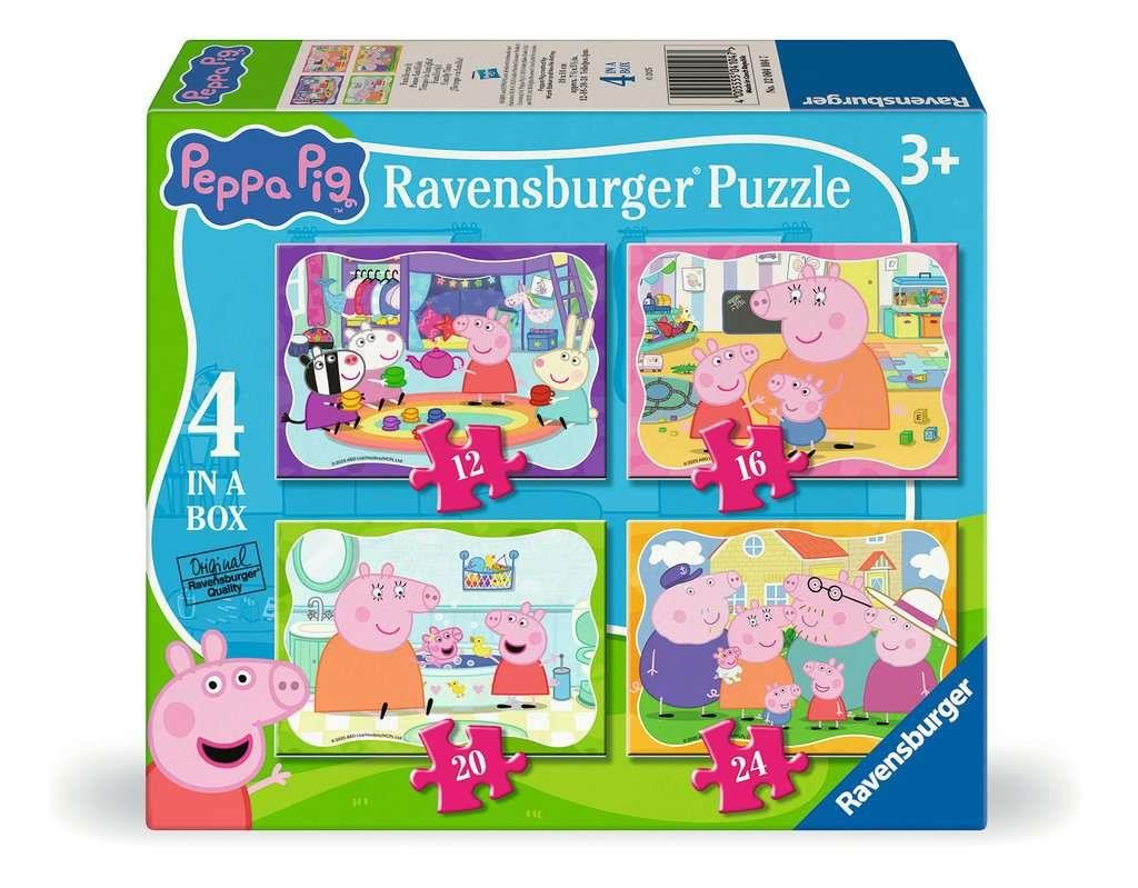 Peppa Pig Puzzles 4 In A Box Peppa Pig Jigsaw Puzzles
