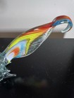Vintage Murano Style Hand Blown Art Glass Rooster Figurine Sculpture7” long — photo 4