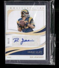2024 Panini Immaculate Collection #II-RJI Ron Jaworski Immaculate Ink #/99