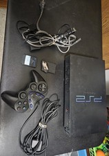 Consola Sony PlayStation 2 PS2 Fat + Controlador + Tarjeta de memoria + Game Shark + Todos los cables