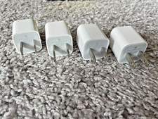 Genuine Apple Original Set of 4 Wall Charger Plug Brick Adapter USB Phone