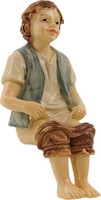Krippenfigur Klo-Sitzer 6,6 Cm FüR 9 Cm Figuren Polyresin Deko