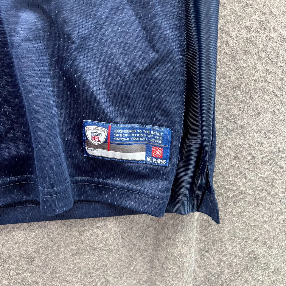 Camiseta Brian Urlacher Chicago Bears Mujer Mediana Azul Marino #54 Reebok NFL On Field Foto 4 de 4