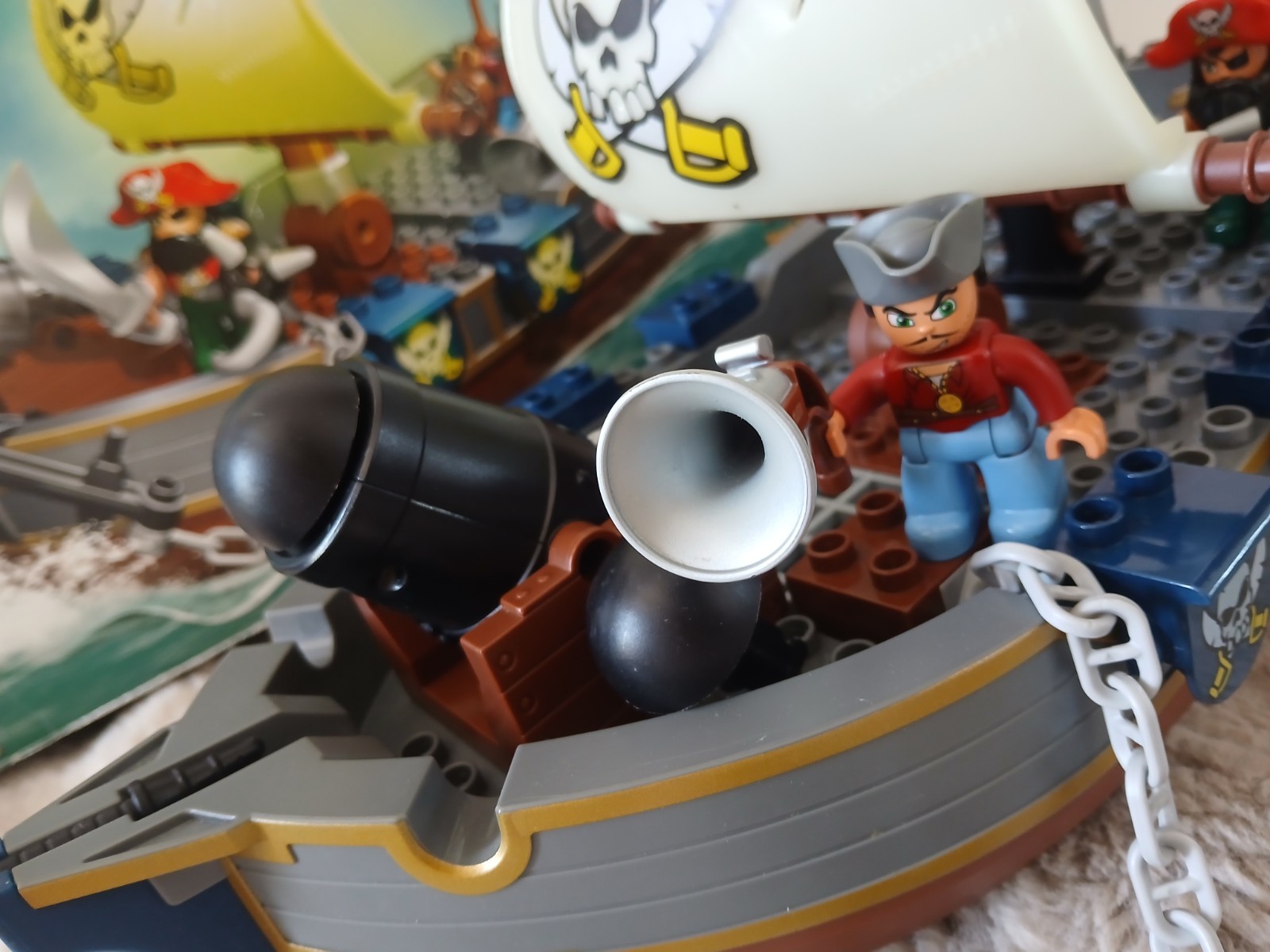 LEGO Duplo Pirate Ship 7881 ⚠️SUPER RARE ⚠️ 💯% Completo with Box foto 3