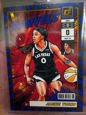 2025 Panini Donruss WNBA Jackie Young NET MARVELS BLUE PRESS PROOF SP (Z1)