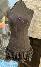 Victoria’s Secret Sexy Little Things Babydoll PolkaDot Ruffle SlipDress 34B Y2K 