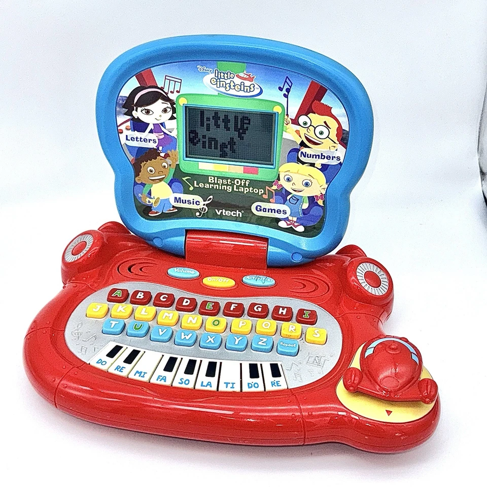 VTech Little Einsteins Blast-Off Learning Laptop Computer Piano Kids Cartoon DIS - Image 4 of 4
