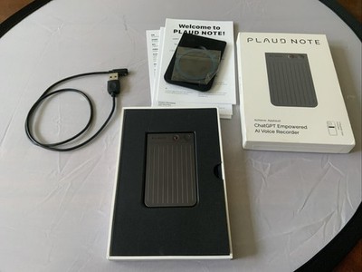 PLAUD NOTE AI Voice Recorder OPEN BOX - ChatGPT Transcription, MagSafe NB-100