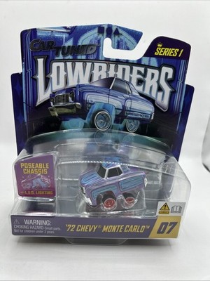 MGA Car Tuned Series 1 Lowriders #7 72 Chevy Monte Carlo Red Bottom Chase   