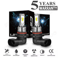 For Honda Civic 2006-2020 2x 9005 Hb3 Led Headlights Bulbs High Beam 6500k White