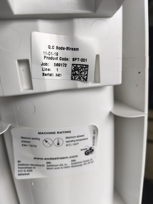 SodaStream Fizzy  Sprudel Maschine In Weiß Ohne Flasche Ohne CO2 Zylinder 