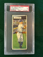 1955 Topps Double Header - Killebrew (RC), Podres #111-112, PSA 5, Free Ship!