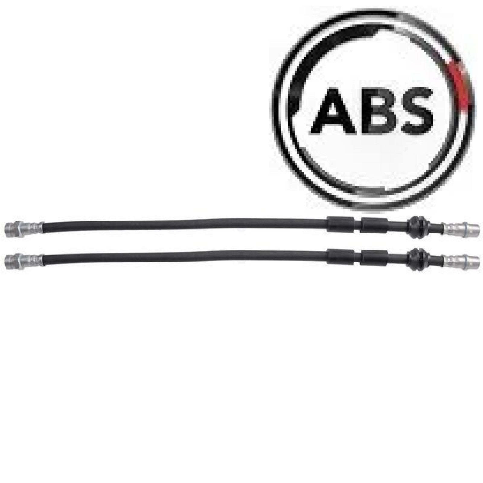 Bremsschlauch 483 mm INN M10x1.0 INN M10x1.0 A.B.S. für u.a. VW SHARAN - Bild 3