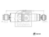 Febi Bilstein StoßDäMpfer Hinten Links FüR Mazda BT-50 Pick-Up CD UN
