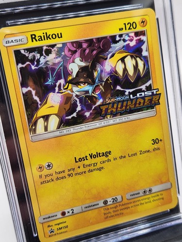 Raikou - Pokemon Tuono Perduto Prerelease SM150, quasi nuovo/come nuovo+ (CGC 8,5) - Foto 2 di 3
