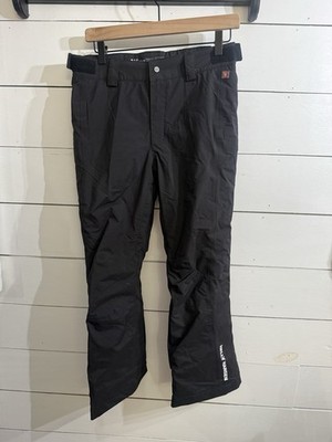Helly Hansen Helly Tech Ski Snowboard Pants Kids 12 Black Insulated Waterproof