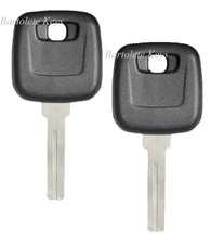 2 Replacement Transponder Car Keys Fit Volvo C70 S60 S70 S80 S90 V70 V90 Xc90