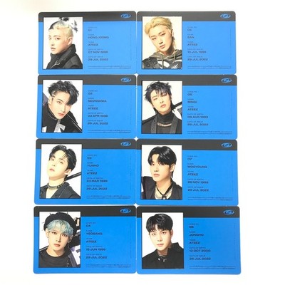[ATEEZ] THE WORLD EP.1 / Guerrilla / A ver.(파) Official ID Card SET - 8 Members