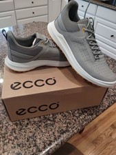 Ecco Mens Golf Core Hybrid Shoes Wild Dove Steel Grey Eu 43 Size 9- 9.5 Us