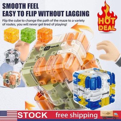 3D Maze Ball Puzzle Cube Toy Enhancing Logical Thinking And Party Interaction !!