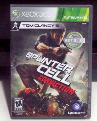 Tom Clancy's Splinter Cell: Conviction Microsoft Xbox 360 CIB CLEAN TESTED