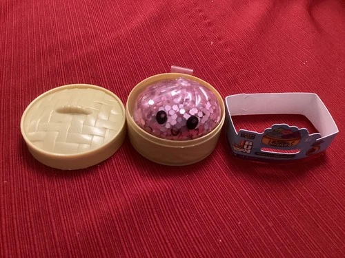 Crazy Fun Super Rare PINK Glitter Squishy Bun Viral Mystery Dumpling HOT NEW