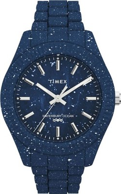 Timex TW2V37400 Men's Waterbury Ocean Polycarbonate Blue Watch