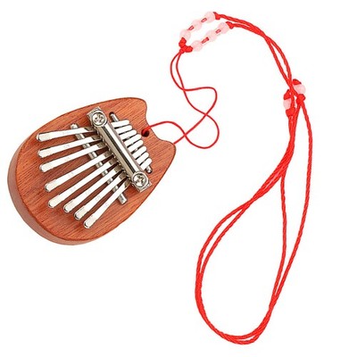 Wood Kalimba Thumb Piano Small 8 Tone Durable Musical Instrument for Beginners