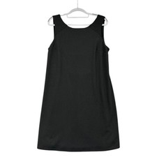 ASOS Black Sleeveless Classic Round Neckline Black Dress Womens US Size 12