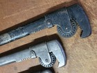 Antique Craftsman Tool Co.  Conneaut Ohio, Pipe Wrench Set, 1907 Patent,Set Of 6 — photo 9