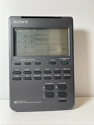 Sony RM-AV2000 Integrated Learning Remote Control Commander