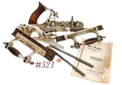 #ad script logo V Nice Shape STANLEY TOOLS 55 COMBINATION PLANE $235.00