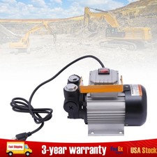 Self-priming Gear Electric Oil Transfer Pump For Fuel 60HZ 16 GPM AC 110V US NEW